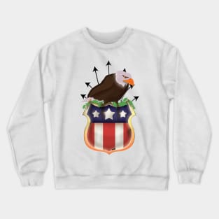 Retro USA Eagle Crewneck Sweatshirt